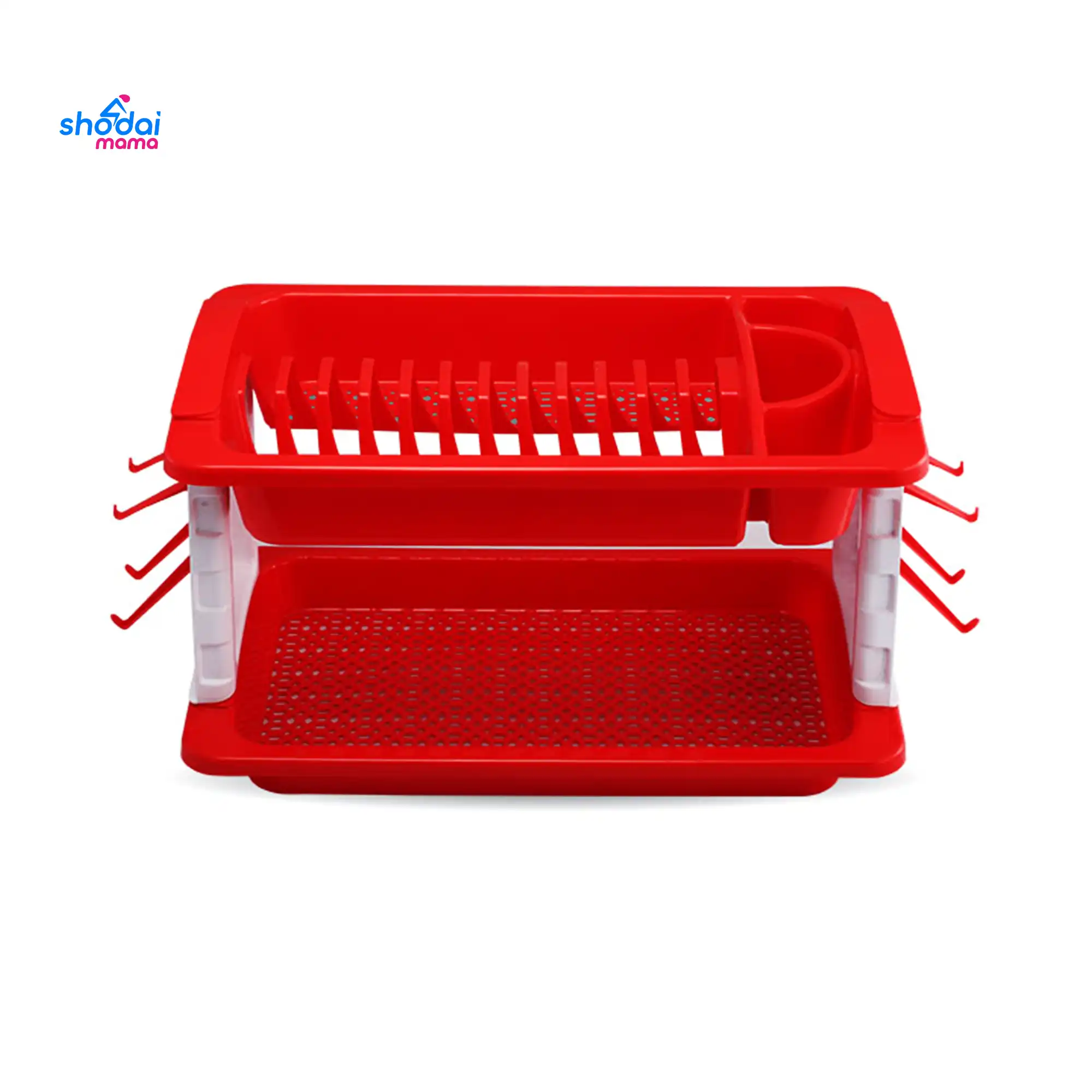 RFL English Dish Rack - Red